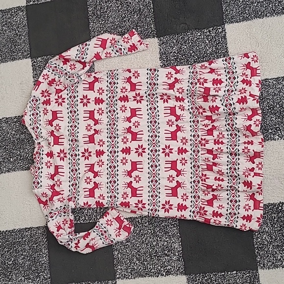 Hanna Andersson Dear Dear print Christmas Jammie - Picture 4 of 6